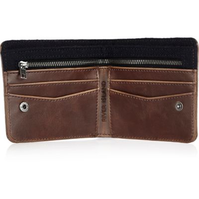 Light brown branded wallet